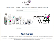 Tablet Screenshot of decowest.com